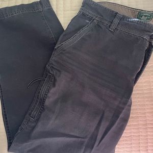 G.H. Bass black cargo pants